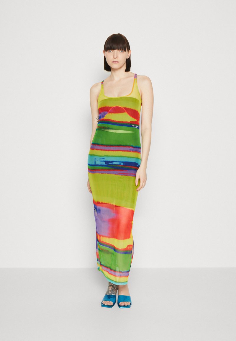 Calvin Klein Jeans RACER BACK TANK DRESS Maxi dress multicoloured