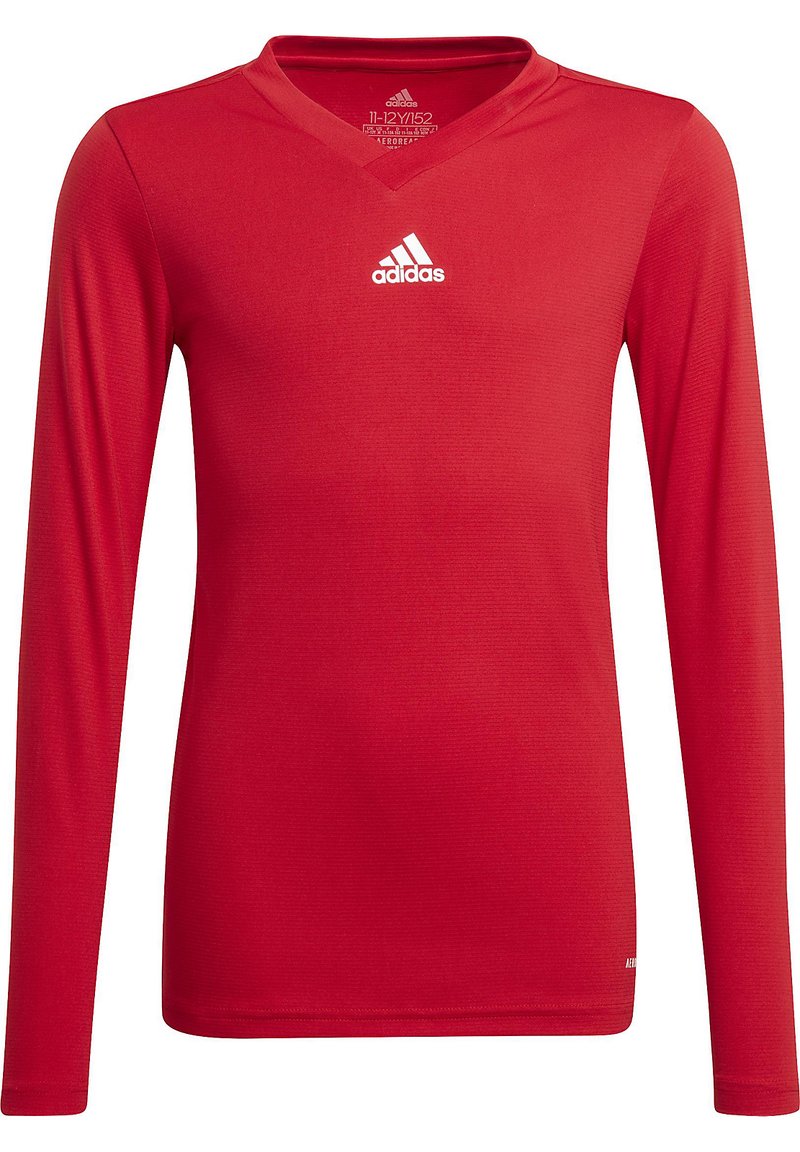 adidas Originals TEAM BASE Y - Langarmshirt - rotweiss