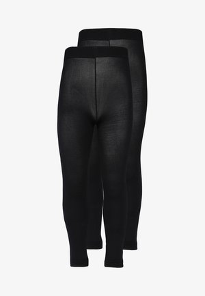 2 PACK - Leggings - schwarz