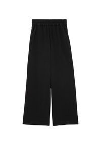 s.Oliver WIDE MIT ELASTIKBUND - Stoffhose - schwarz