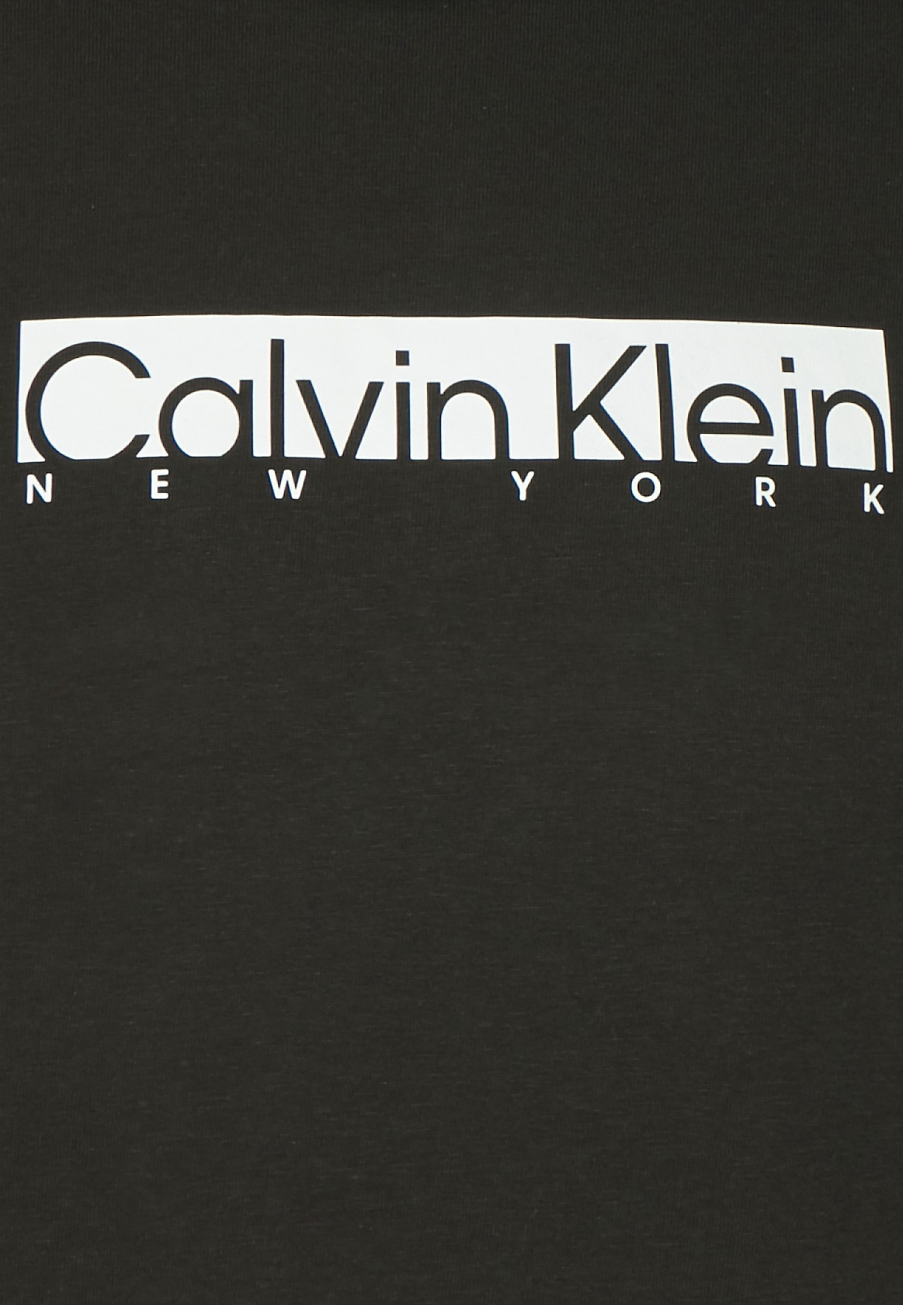 Calvin Klein NEW YORK BOX LOGO - Print T-shirt - black