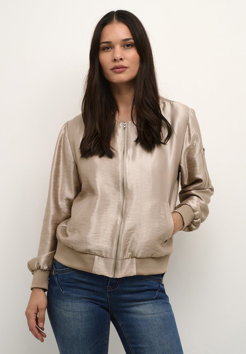 Cream CRBADA Bomber Jacket moonlight/beige Zalando.ie