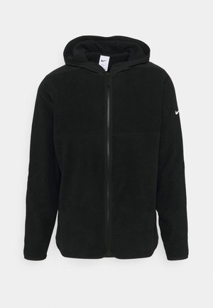 THERMA FIT VICTORY HOODIE - Veste polaire - black/white