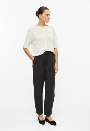 s.Oliver, HOSE - Pantalon classique - schwarz