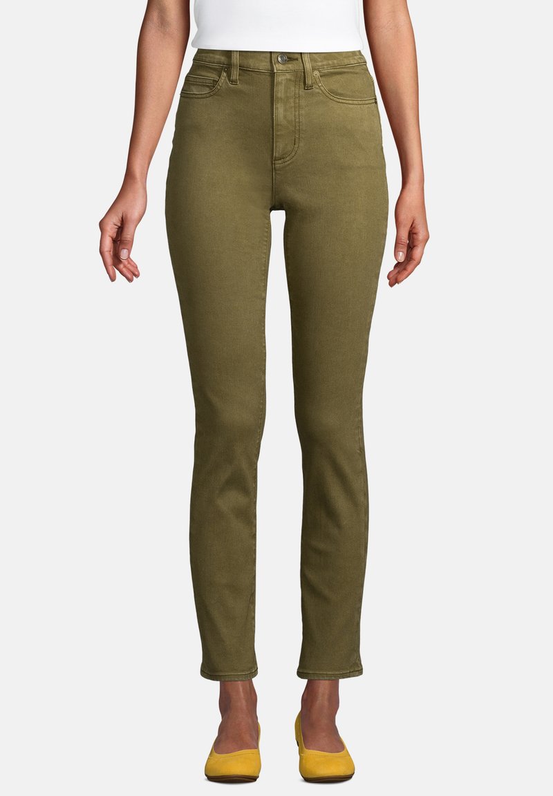 LANDS' END Jeans Slim Fit dark olive/grün Zalando.ch