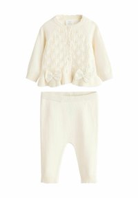 Next 2 PIECE SET - REGULAR FIT - Pulover - ecru bows