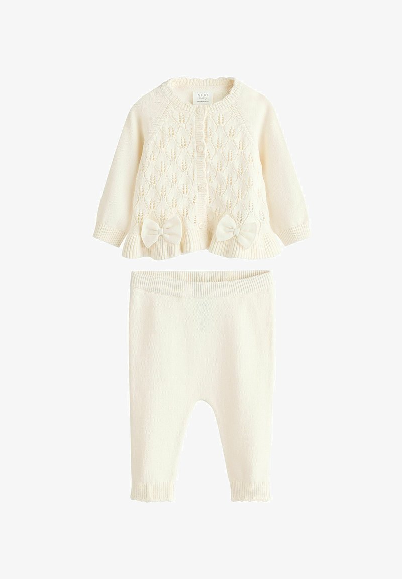 Next 2 PIECE SET - REGULAR FIT - Pulover - ecru bows