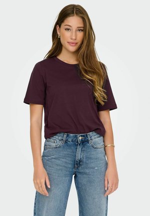 EINFARBIGES - T-shirt basic - winetasting