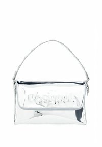 Handbag - metallic grey