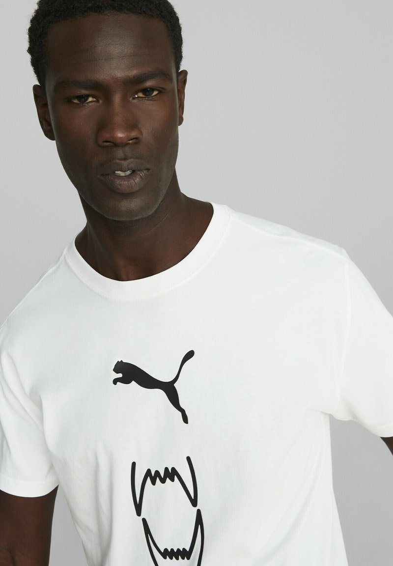 Puma Tshirt imprimé white/blanc ZALANDO.FR