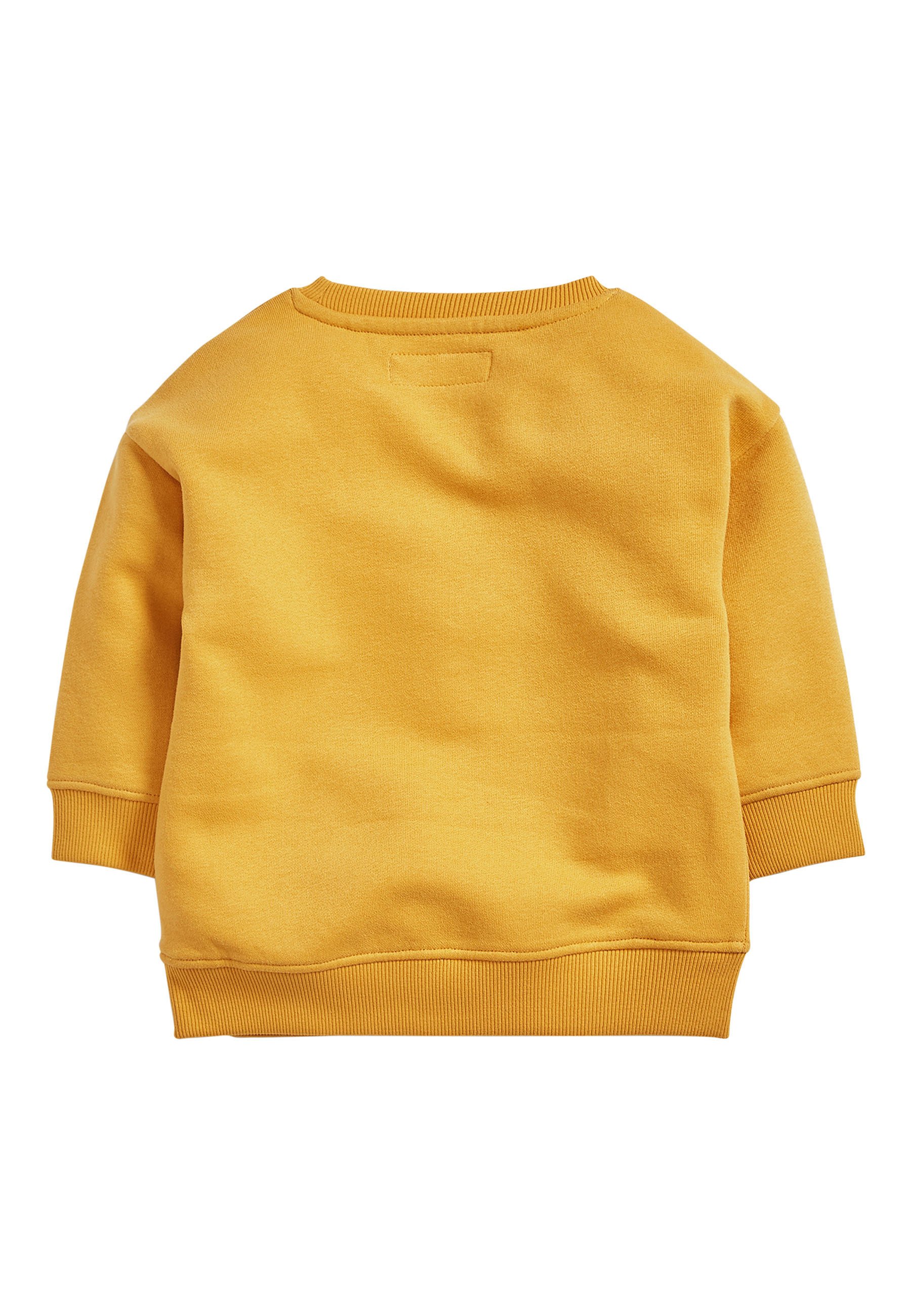 next yellow sweatshirt