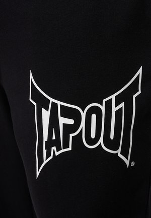 Tapout JOGGING NORMALE PASSFORM LIFESTYLE  - Tracksuit bottoms - black white