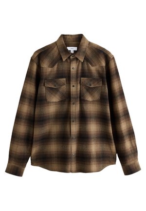 Next REGULAR FIT - WESTERN STYLE LONG SLEEVE CHECK - Ing - brown