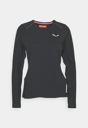 Salewa PEDROC DRY TEE W. - Long sleeved top - black out