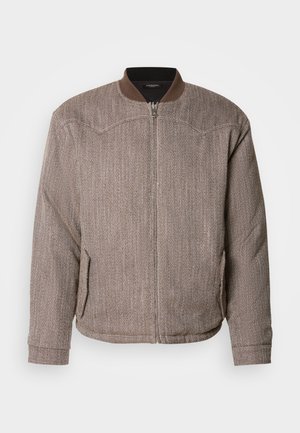 Scotch & Soda REVERSIBLE PADDED JACKET - Bomberjakke - demitasse/eggnog