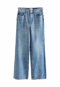 PETITE SEQUIN EMBELLISHED WIDE - Alt laienevad teksad - mid blue