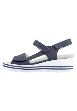 Waldläufer Platform sandals - marine (217)