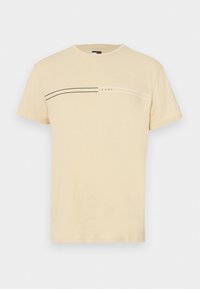 SLIM ENTRY GRAPHIC TEE - Tricou cu imprimeu - custard cream