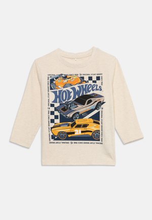 Name it, NMMJUNIOR HOTWHEELS REGULAR - Pikkade varrukatega topp - peyote melange