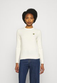 Lyle & Scott JUMPER - Camisola - vanilla ice