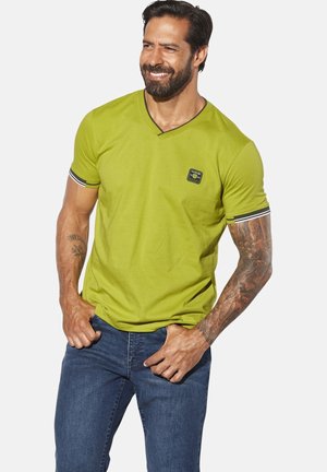 MORKBERG - Print T-shirt - grün