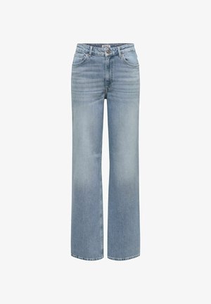 ONLY, WIDE-FIT JEANS ONLJUICY HIGH WAIST WIDE LEG FIT JEANS - Jean boyfriend - special blue grey denim