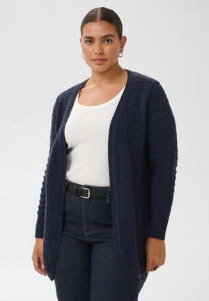 Kaffe Curve, KAFFE CURVE KCEMANA KNIT CARDIGAN - Gilet - graphite