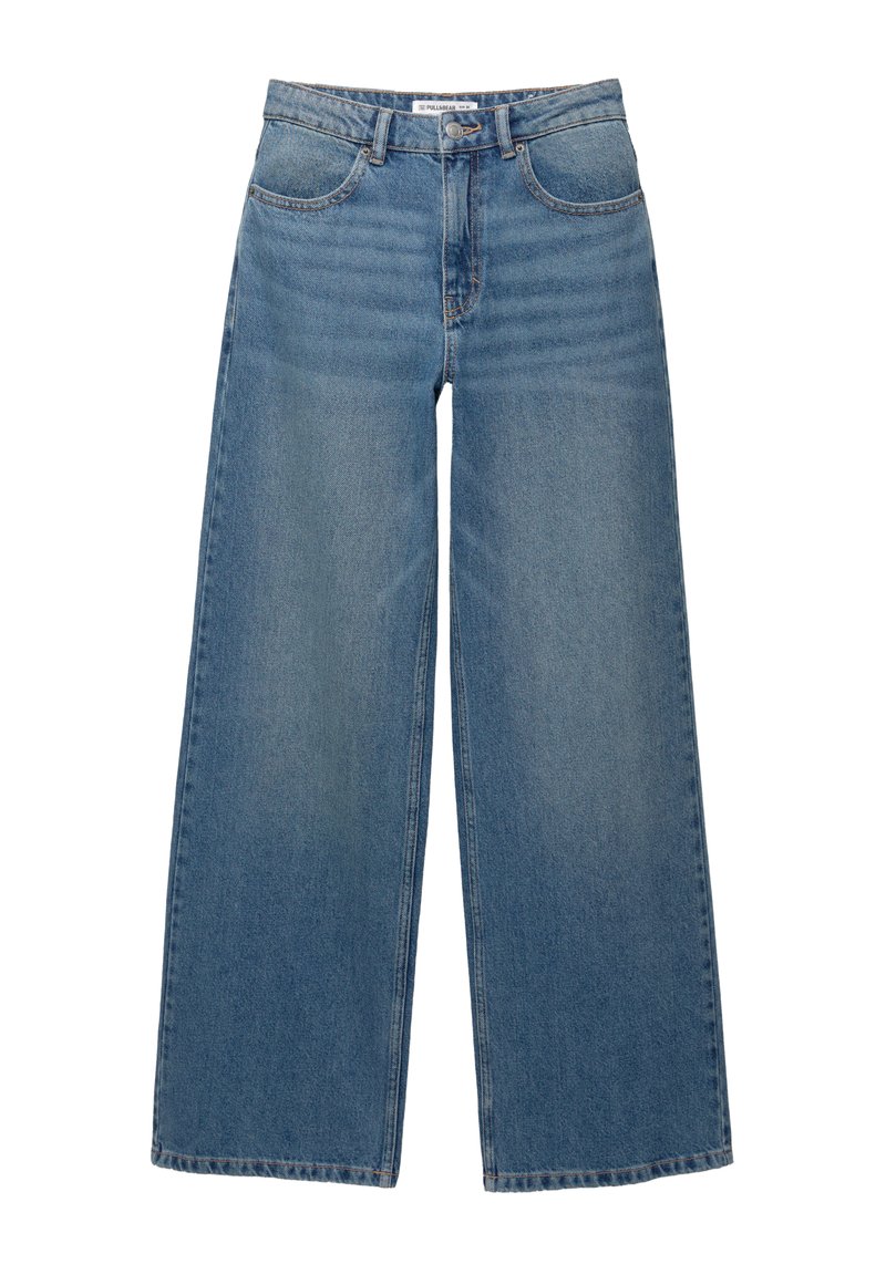 PULL&BEAR Straight leg jeans donkerblauw denim