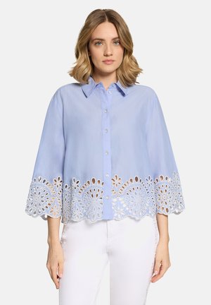 Cartoon CARTOON MIT STICKEREI CASUAL-BLUSE - Hemdbluse - hellblau