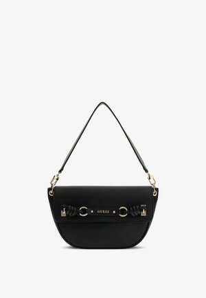 Guess, CAMELIA FLAP SHOULDER BAG - Bolso de mano - black