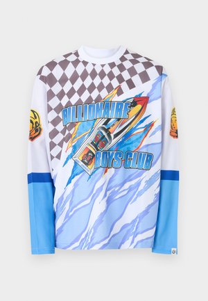 SPEED RIPPER - Majica z dolgimi rokavi - white/blue