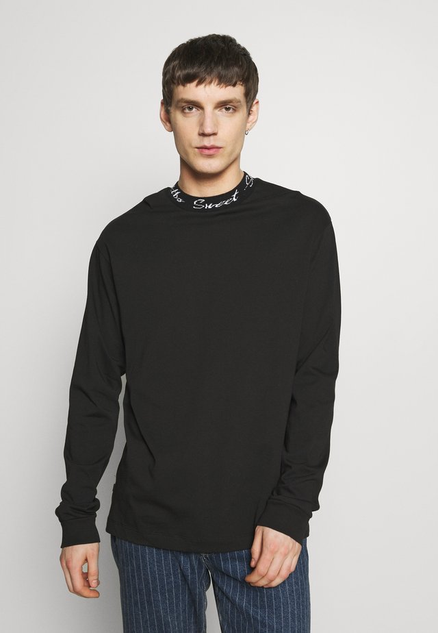 SWEET 90S LOOSE CUFF UNISEX - Pitkähihainen paita - black