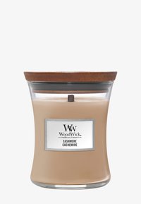Woodwick - MEDIUM JAR CASHMERE - Duftlys - brown Miniaturebillede 1