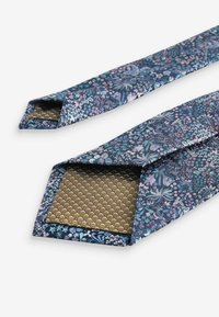 Next PATTERN SLIM - Kaklaraištis - navy blue purple floral