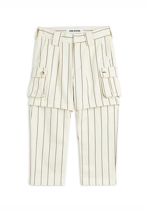 Mini Rodini STRIPE UNISEX - Pantalones cargo - offwhite