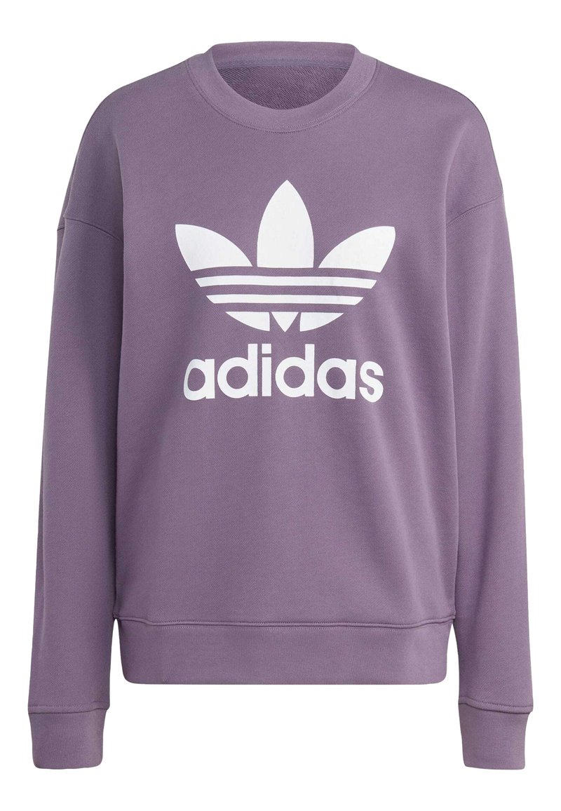 adidas purple crewneck