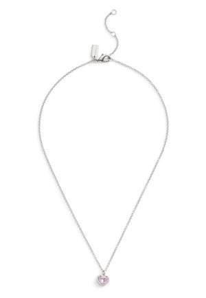 HALO STONE HEART - Necklace - dark pink