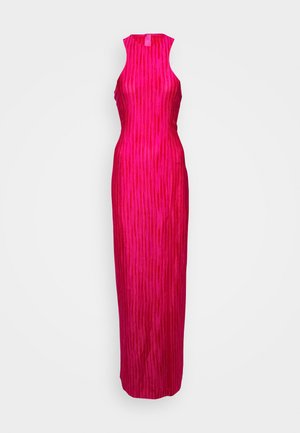 LONG DRESS - Robe de cocktail - pink/red space dye