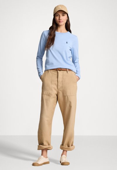 Polo Ralph Lauren LONG SLEEVE - Majica z dolgimi rokavi - chambray blue