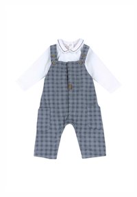 Chicco OUTFIT SET - Hängselbyxor - grey