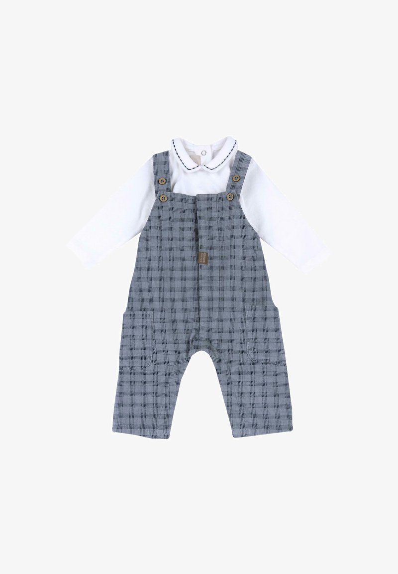 Chicco OUTFIT SET - Latzhose - grey