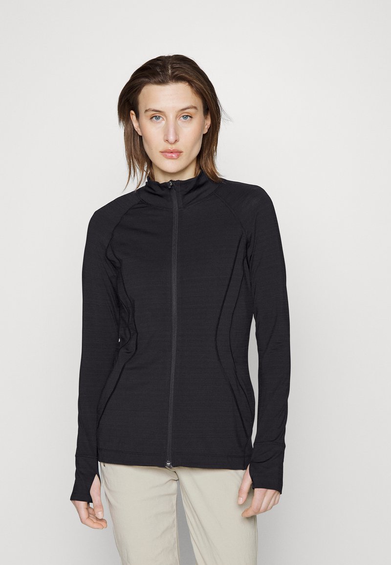 Damen Sportbekleidung | Athleta PACIFICA ILLUME UPF FULL ZIP Outdoorjacke black/schwarz - NZ43603 Damen Sportbekleidung | Athleta PACIFICA ILLUME UPF FULL ZIP Outdoorjacke black/schwarz - NZ43603