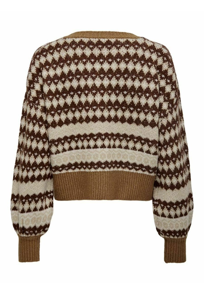 ONLY ONLMADEA Cardigan toasted coconut/brown