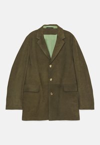 REGULAR FIT JACKET - Læderjakker - dark green