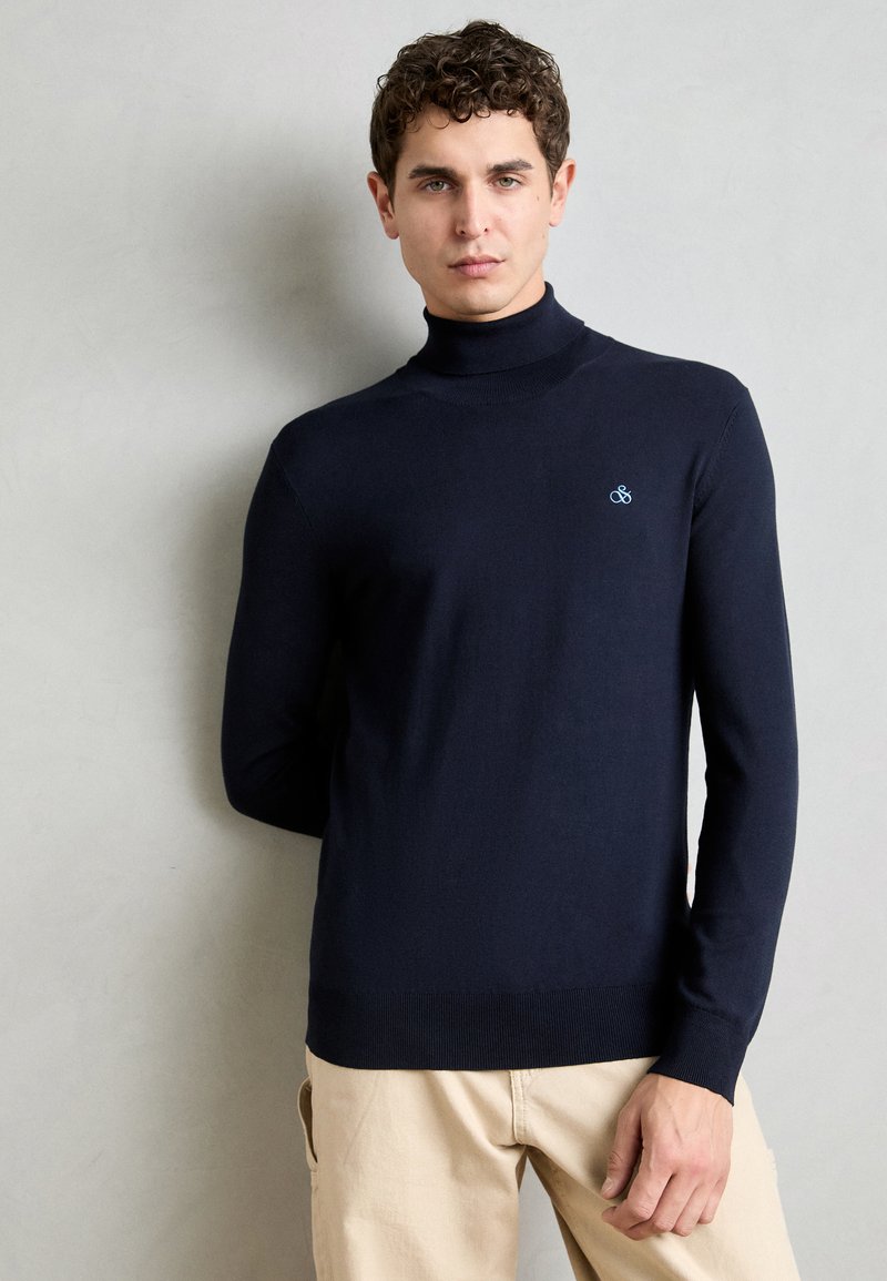 Scotch & Soda TURTLENECK SWEATER - Pullover - night