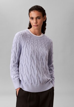 CABLE   - Pullover - casual blue