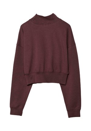 INTERLOCK HIGH NECK - Športni pulover - bordeaux