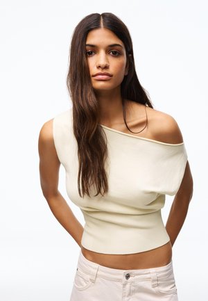 Bershka, TOP 01420623 - Top - beige