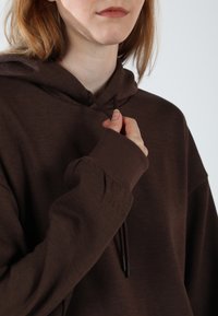 EOSELIO OVERSIZED UNISEX LOOSE FIT ELEVATE - Hoodie - espresso brown