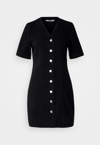 ONLKARLA V NECK DRESS - Dongerikjole - black denim